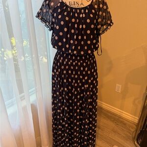 Polka Dot Maxi Dress